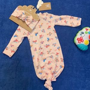 Angel Bear  infant girl layette set NWT